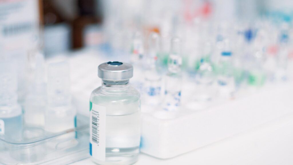 AAV control sample biotech product vial